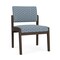 Lesro Lenox Armless Guest Chair, 22.5 in W 26 in L 31.5 in H LW1102 - alternate 1